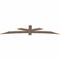 Ekena Millwork Alberta Smooth Timber Gable Bracket, Douglas Fir, 108"W x 22"H x 1 1/2"D x 5 1/2"F, 5/12 Pitch GBW108X22X0206ALB00SDF - alternate 4